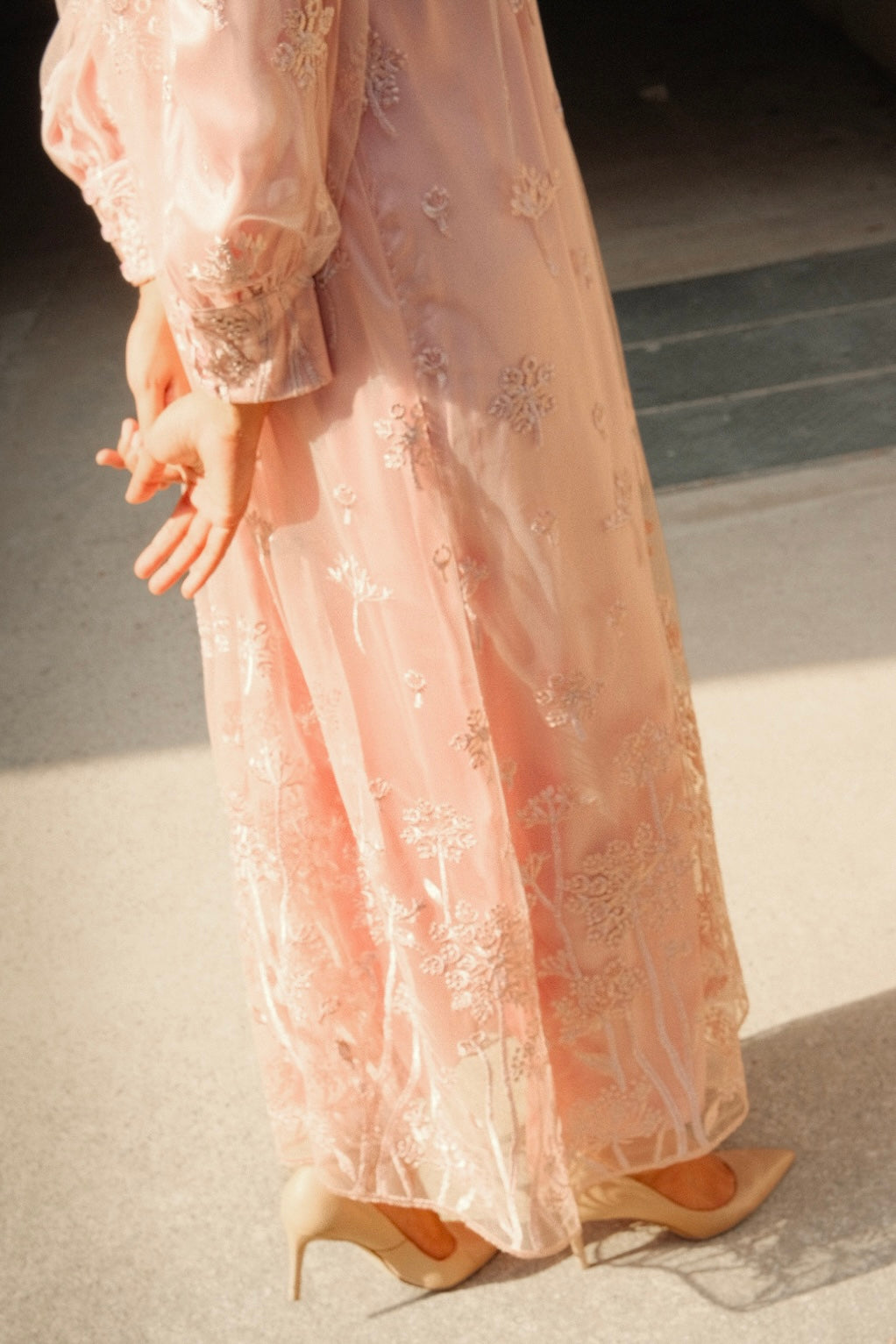 AYVA DRESS (BLUSH)