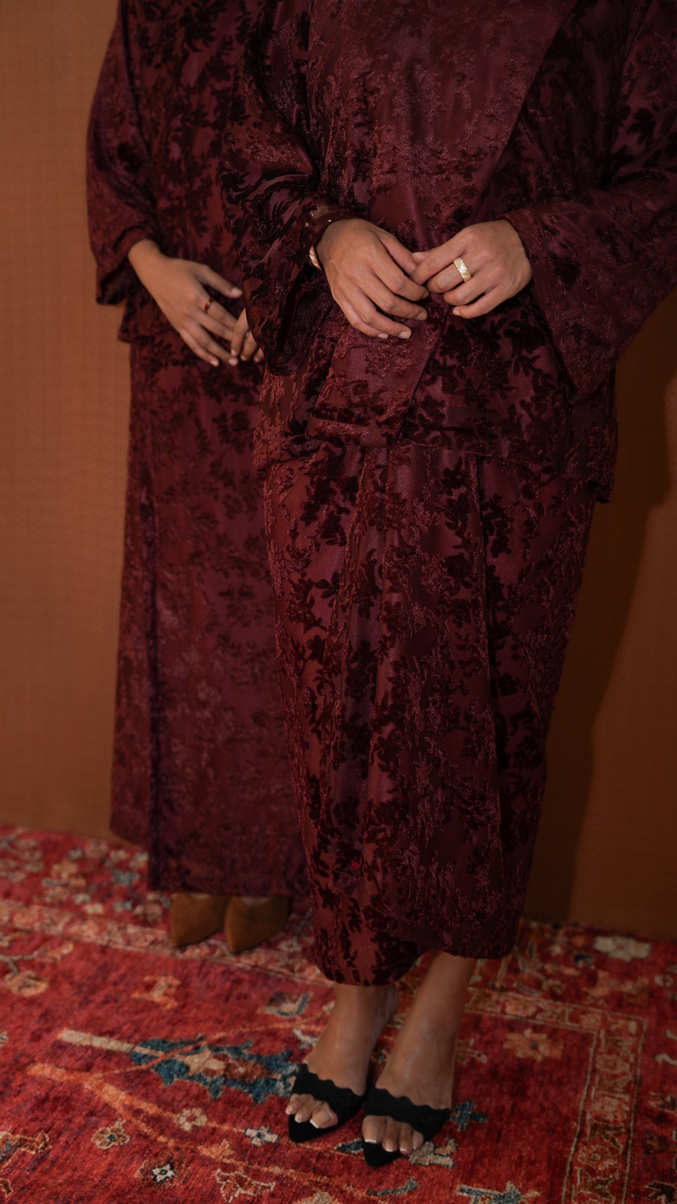 Nara Kebaya in Maroon